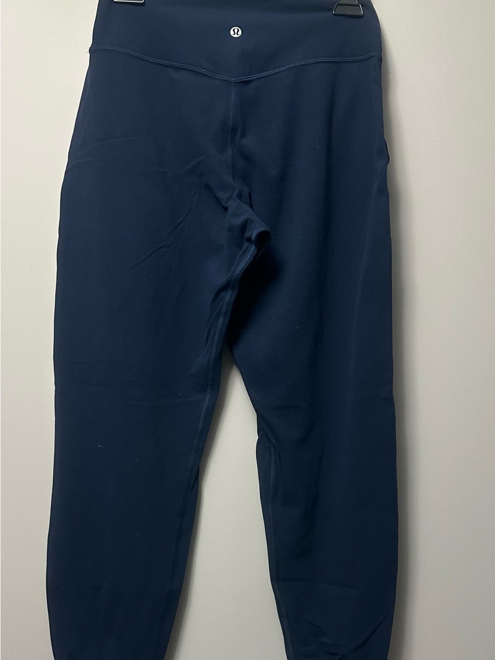 lululemon athletica Navy High Rise Leggings with Center Back Logo